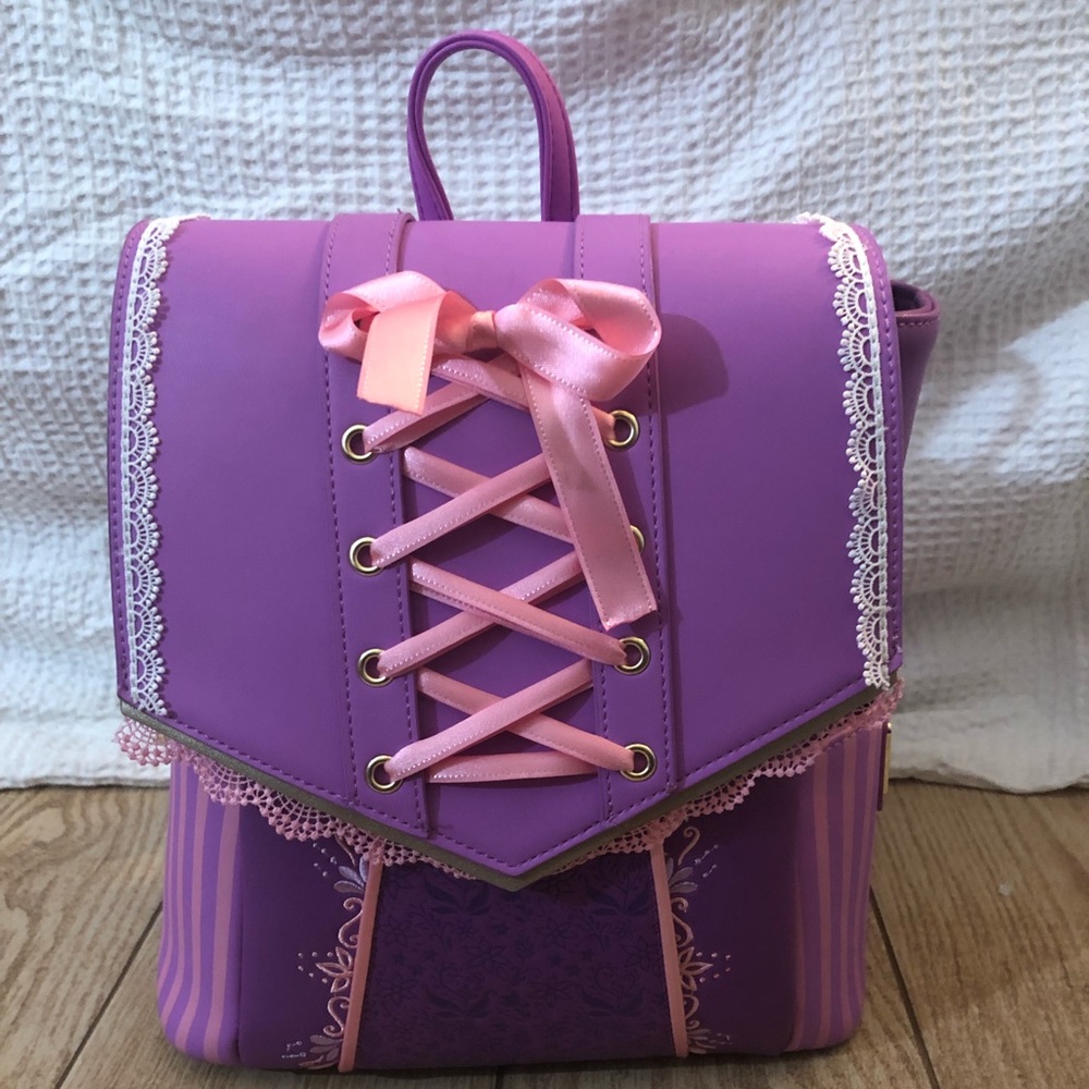 Tangled Rapunzel dress Loungefly backpack